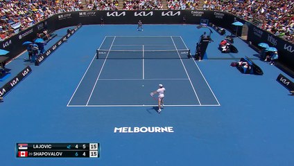 Shapovalov - Lajovic - Les temps forts du match - Open d'Australie