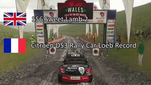 Grande Bretagne SS6 - Sweet Lamb 2 - Citroën DS3 Rally Car Loeb Record