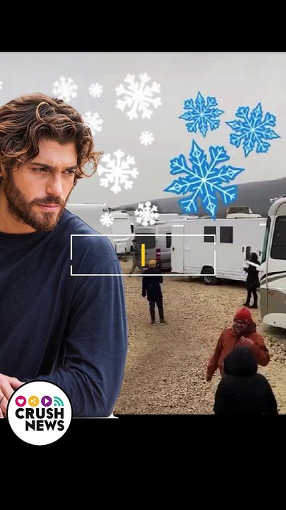 Nieva en el rodaje de 'El Turco' de Can Yaman poniendo en peligro el rodaje