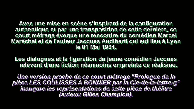 Lyon fusionne Jacques Audiberti et Marcel Maréchal