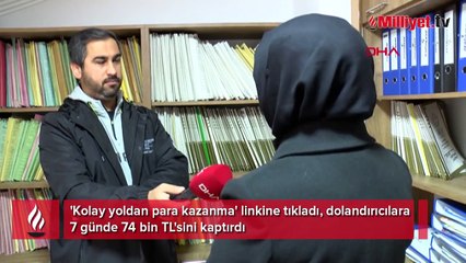 'Kolay yoldan para kazanma' linkine tıkladı, büyük şok yaşadı