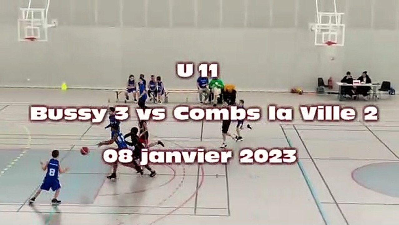 SAISON 22/23 - 1ERE JOURNÉE U11-3 DIV 3 : BUSSY VS COMBS