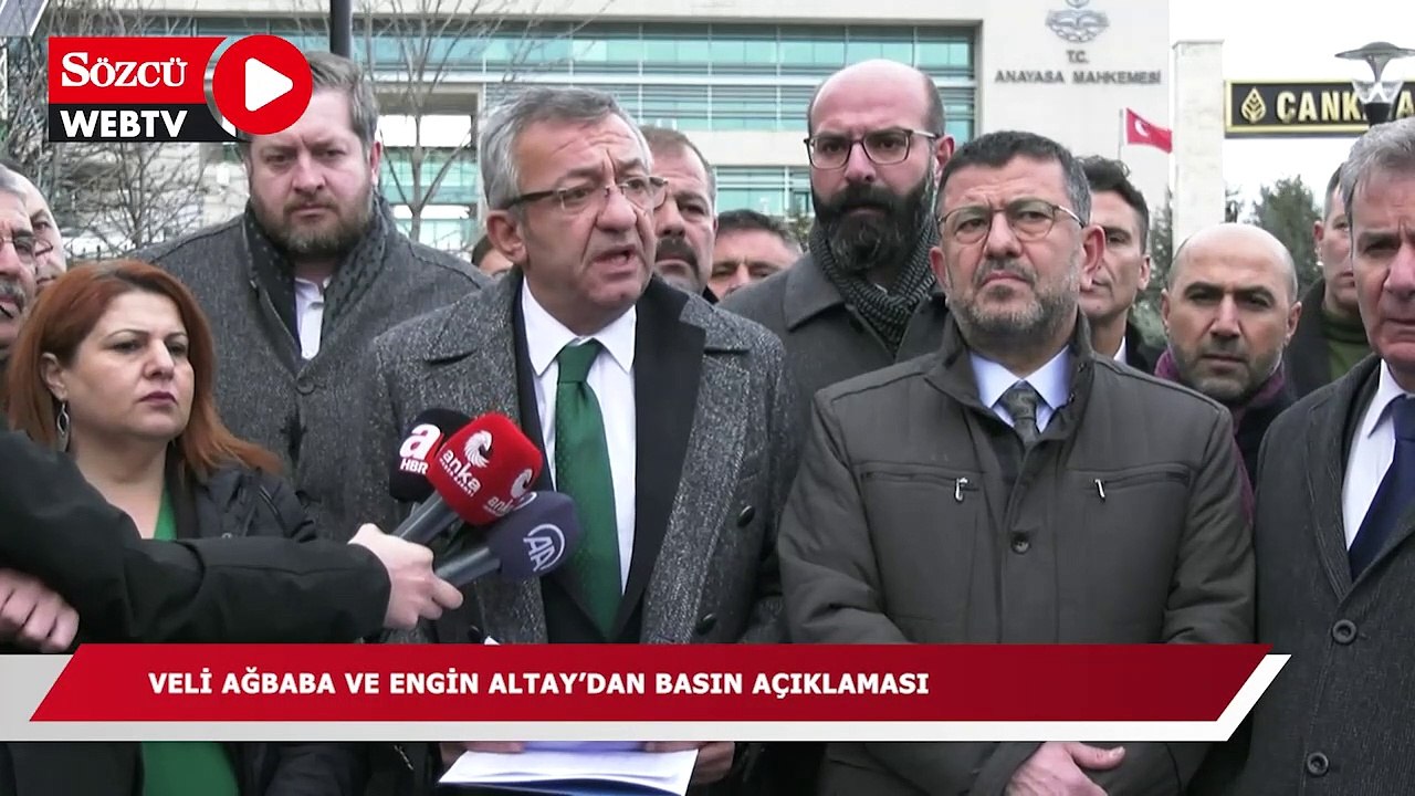 Veli Ağbaba ve Engin Altay'dan basın açıklaması