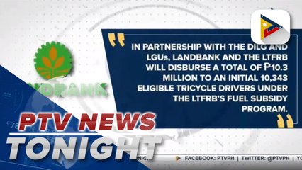 Landbank to distribute P1-K fuel subsidy to eligible tricycle drivers