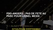 PSG-Angers: pas de fête au parc pour Lionel Messi
