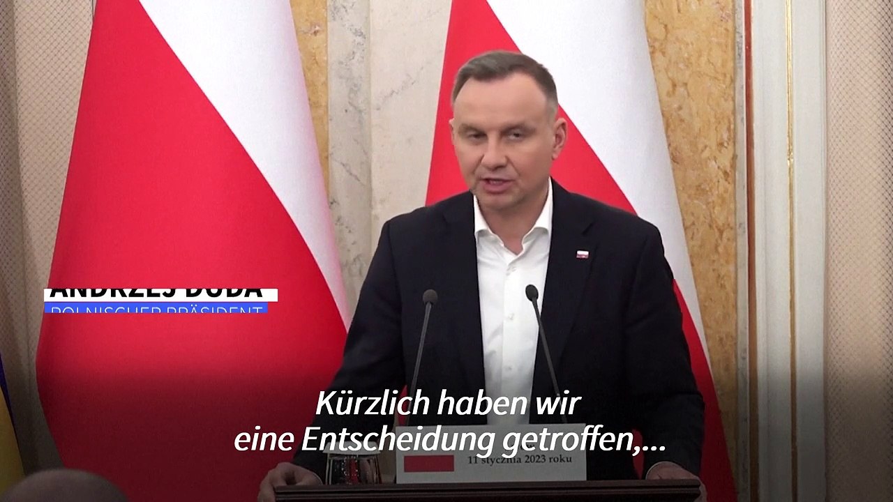 Duda: Polen zur Lieferung von Leopard-Panzern an Ukraine bereit