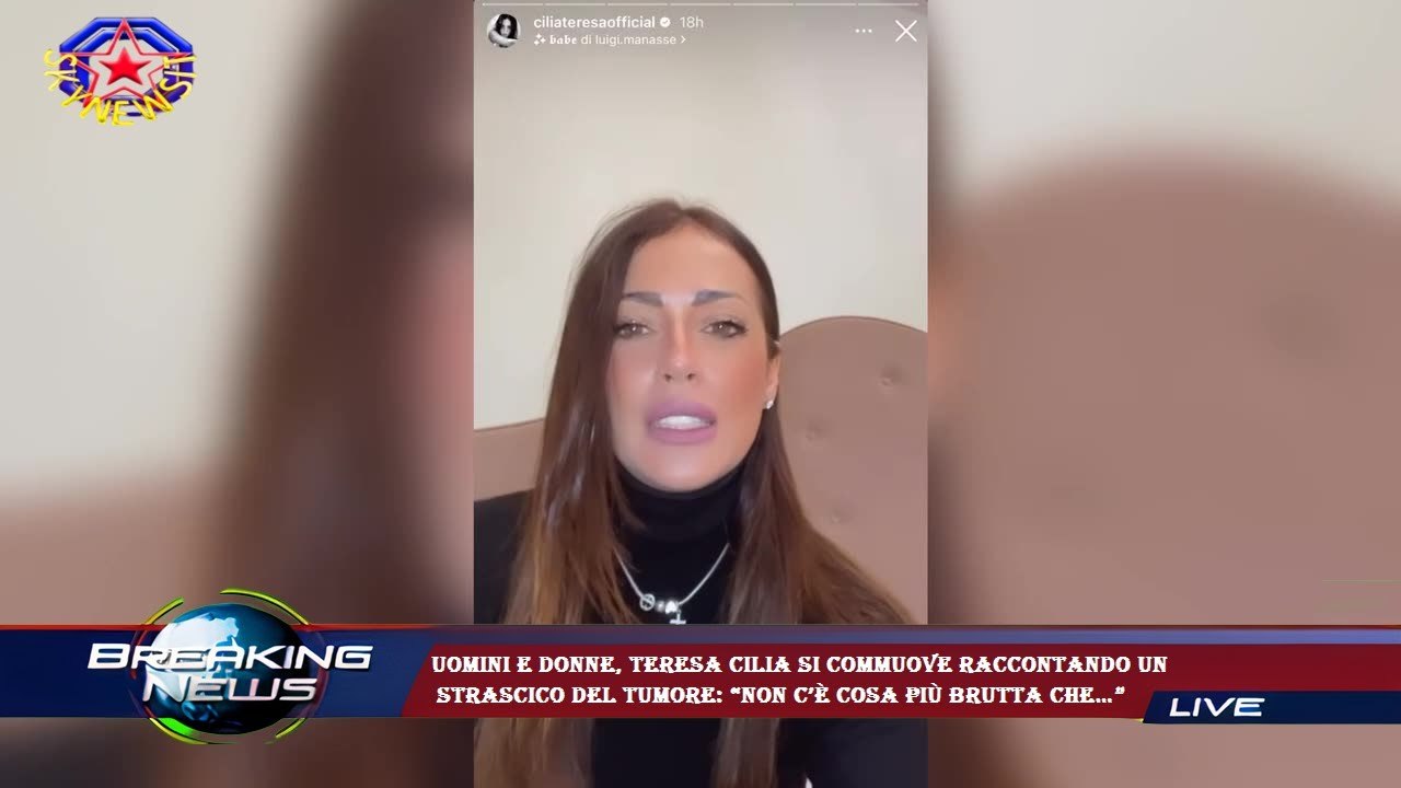 Uomini e Donne, Teresa Cilia si commuove raccontando un  strascico del tumore: “Non c’è cosa più bru