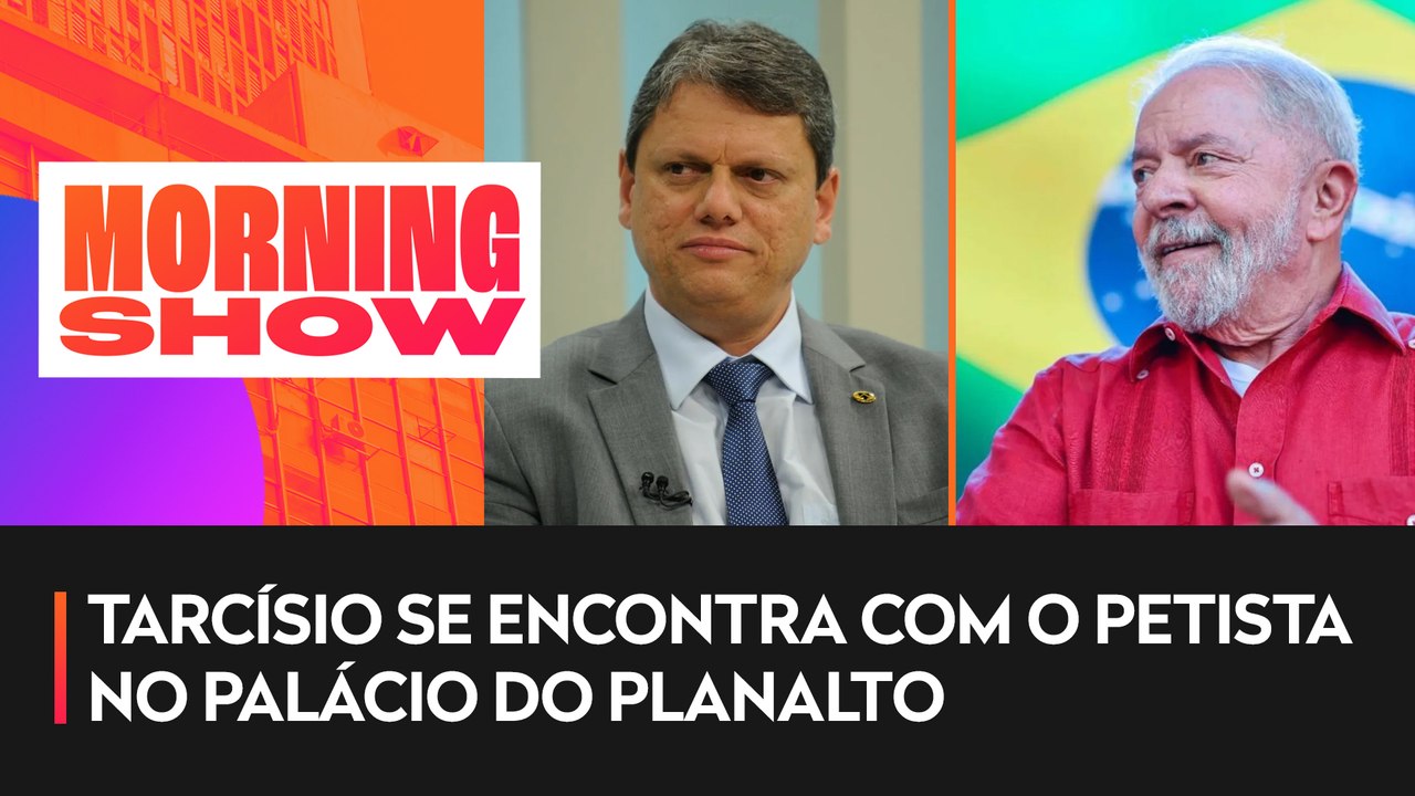 Governador de São Paulo tem reunião com Lula