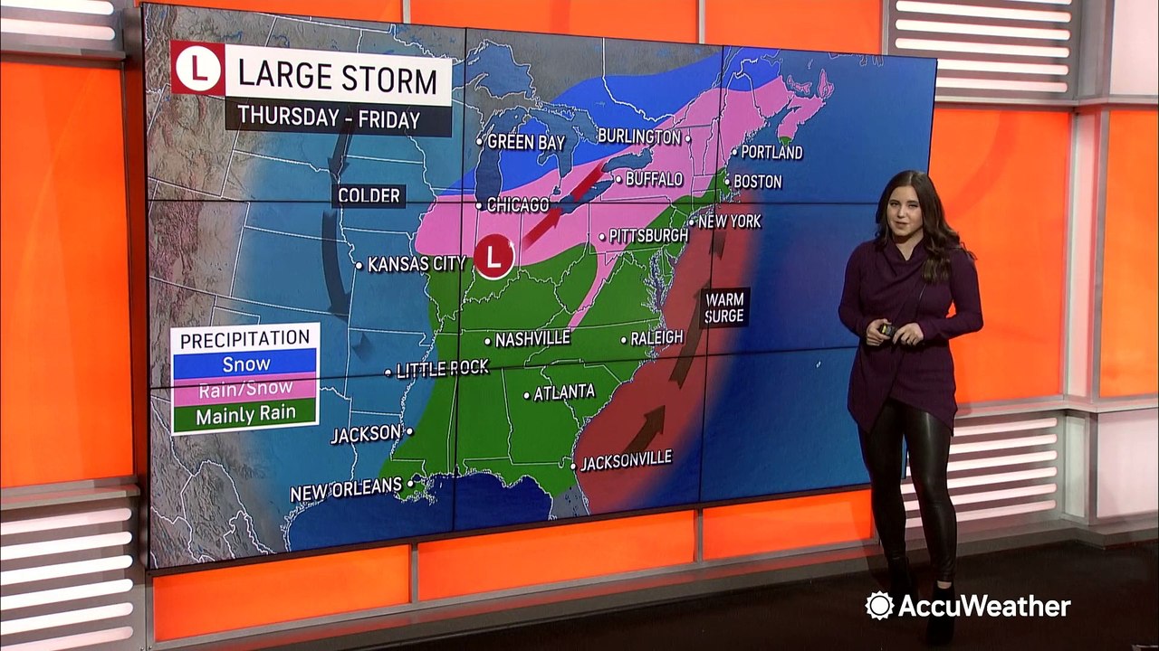 Wintry storm to impact Northeast, Midwest