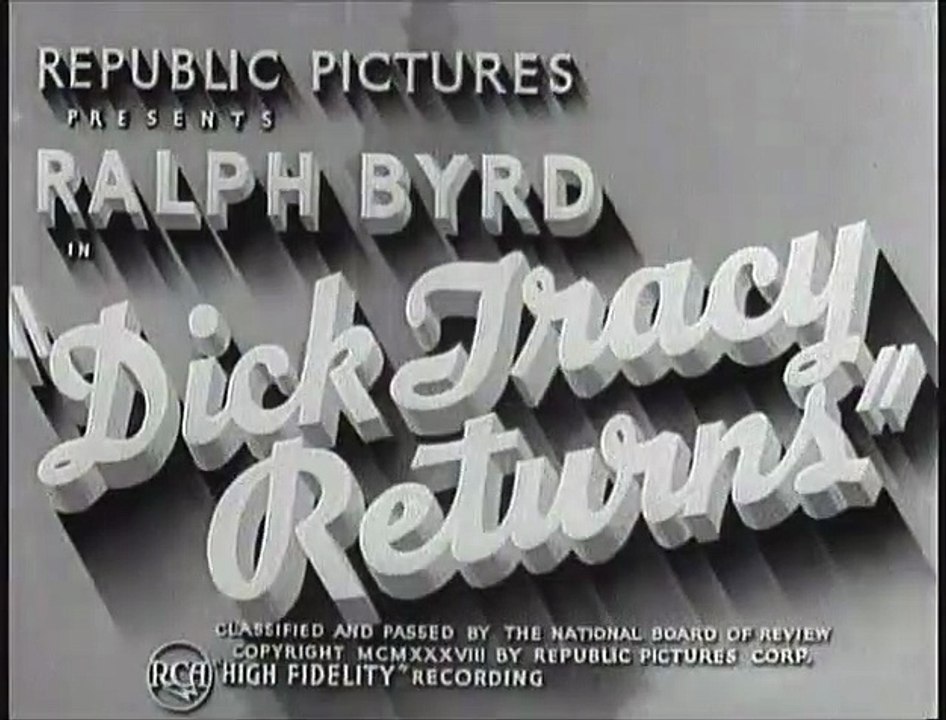 Dick Tracy Returns - Chapter 4 (1938 Serial)