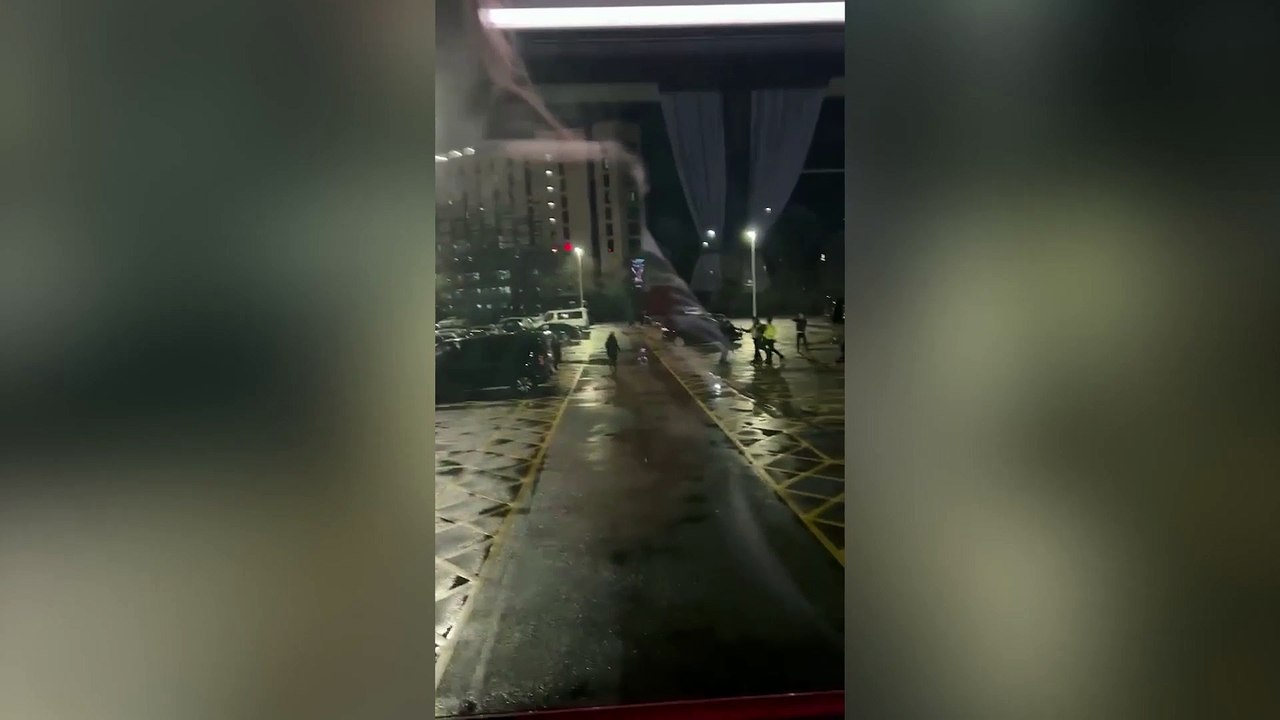 Charlton Athletic fan 'pushed to ground' outside Old Trafford