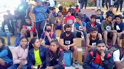 Video Story - राज्य स्तरीय युवा दौड़ में चयन के लिए 101 युवाओं ने लगाई दौड़