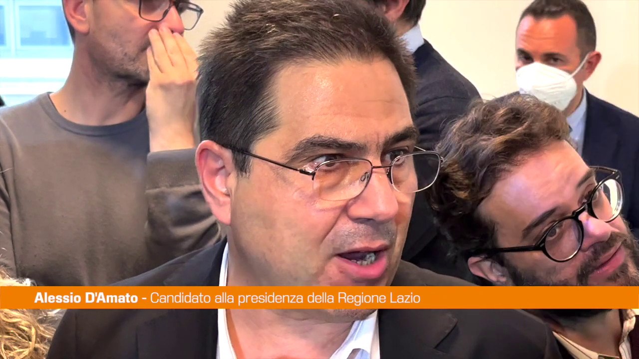 Regionali Lazio, D'Amato "Abbiamo le carte in regola per vincere"