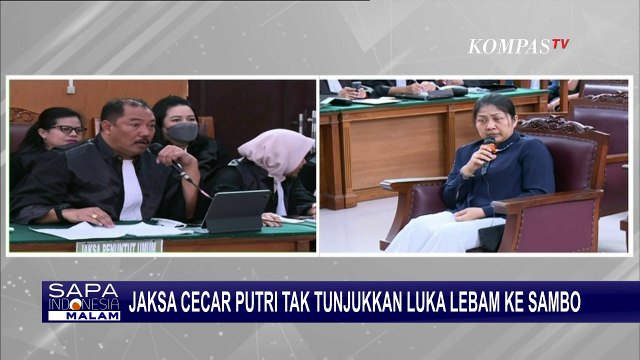 Jaksa Penuntut Umum Cecar Putri Candrawathi Tak Tunjukkan Luka Lebam ke Ferdy Sambo