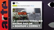 Le Congrès brésilien envahi par un « shaman » cornu comme à Washington ? 