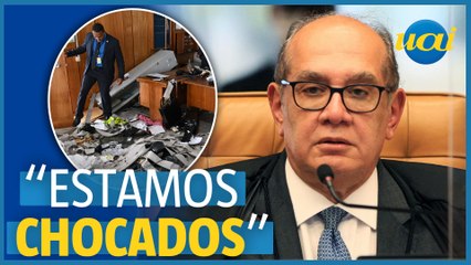'Brutalidade monstruosa', diz Gilmar Mendes sobre ataque ao STF