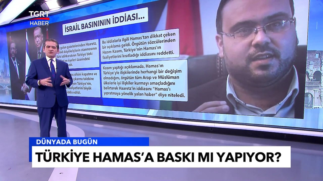Türkiye Hamas’a baskı mı yapıyor? İsrail basınından manidar manşet - Tuna Öztunç ile Dünyada Bugün