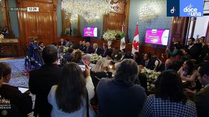 #EnVivo | #DeDoceAUna | AMLO recibe a Trudeau: “Ya quédese a vivir aquí” | Narcos dispararon a Ciro
