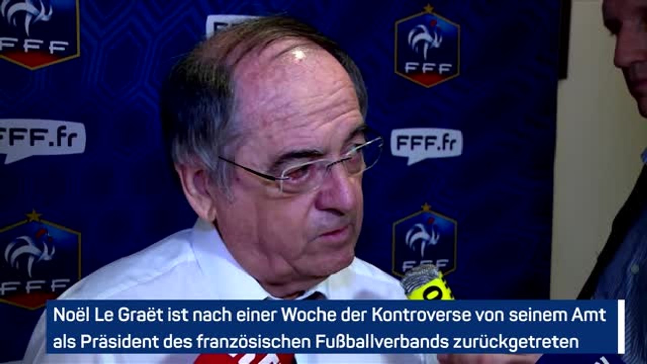 Noël Le Graët tritt als FFF-Präsident zurück