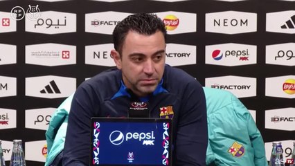 La frase más polémica de Xavi al hablar de Arabia Saudí y la Supercopa