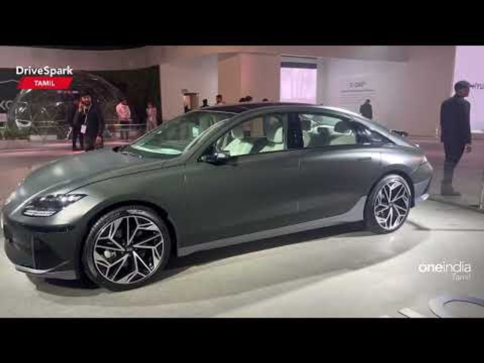 Auto Expo 2023 | Hyundai Ioniq 6 Walkaround | Giri Mani | TAMIL DriveSpark