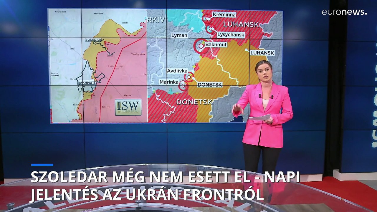 Ukrajna: Szoledar még nem esett el, de hamarosan az orosz erőké lehet