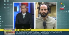 Perú rechaza Voto de Confianza bajo agravada represión policial