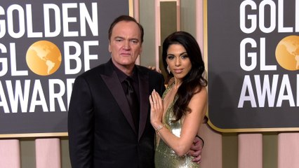 下载视频: Quentin Tarantino and Daniella Pick 2023 Golden Globes Arrivals