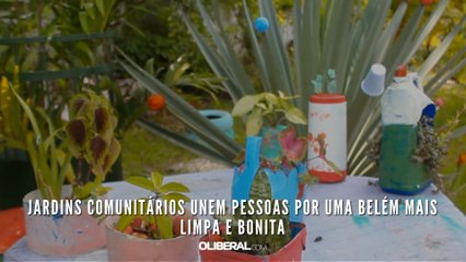 Jardins comunitários unem pessoas por uma Belém mais limpa e bonita