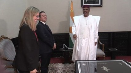 Encuentro de Albares con el presidente de Níger