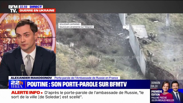 Alexander Makogonov (ambassade de Russie) sur Soledar: Peut-être qu'Evgueni Prigojine parle trop vite