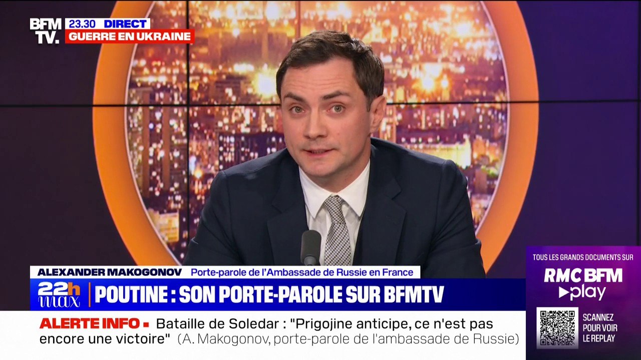 Alexander Makogonov (ambassade de Russie): "Il y a des gens qui ont quitté la Russie pour leurs convictions (...), ce serait émotionnel de les traiter comme des traîtres"