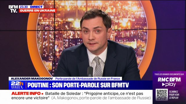 Alexander Makogonov (ambassade de Russie): Il y a des gens qui ont quitté la Russie pour leurs convictions (...), ce serait émotionnel de les traiter comme des traîtres