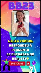 #LiliaCabral, fala à  #PatríciaPoeta, se entraria do reality #bbb23 E sua falar surpreendeu os fãs