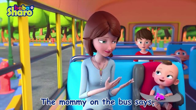 Wheels On The Bus Goes Song | Nursery Rhymes & Kids Songs - Video Kids