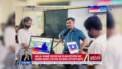 Mala-game show na exam review ng isang guro, patok sa mga estudyante | UB
