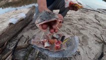 Pesca y Cocina en Rio Gualeguay, Pescado Frito, Bagre Moncholo, Fritanga