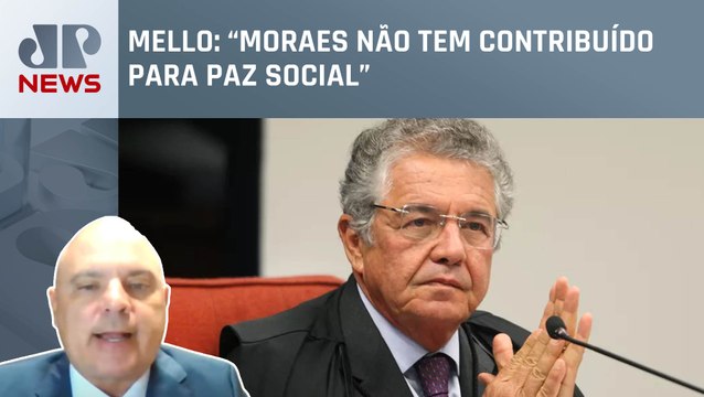 Marco Aurélio Mello critica decisões de Alexandre de Moraes; Vasconcelos comenta