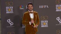 Justin Hurwitz 2023 Golden Globes Press Room