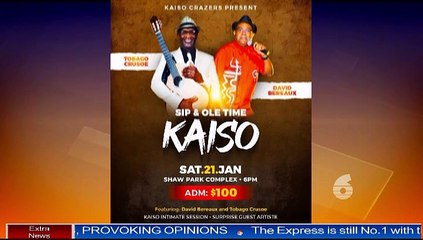 SIP AND CALYPSO COMING TO TOBAGO