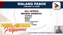 Klase sa ilang lugar sa bansa, suspendido ngayong araw dahil sa masamang panahon dulot ng LPA at shear line