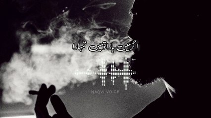 Agar Ye Kah Do Baghair Mere Nahin Guzara to Main Tumhaara | अगर ये कह दो बघैर मेरे नहीं गुजरा तो मैं तुम्हारा | Naqvi Voice