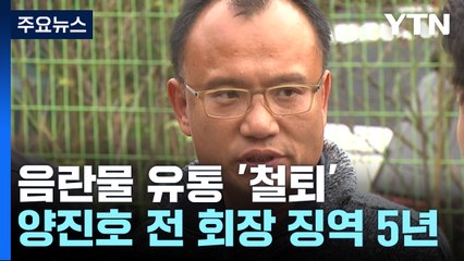 "음란물 유통으로 수백억 수익"...양진호 전 회장 징역 5년 / YTN