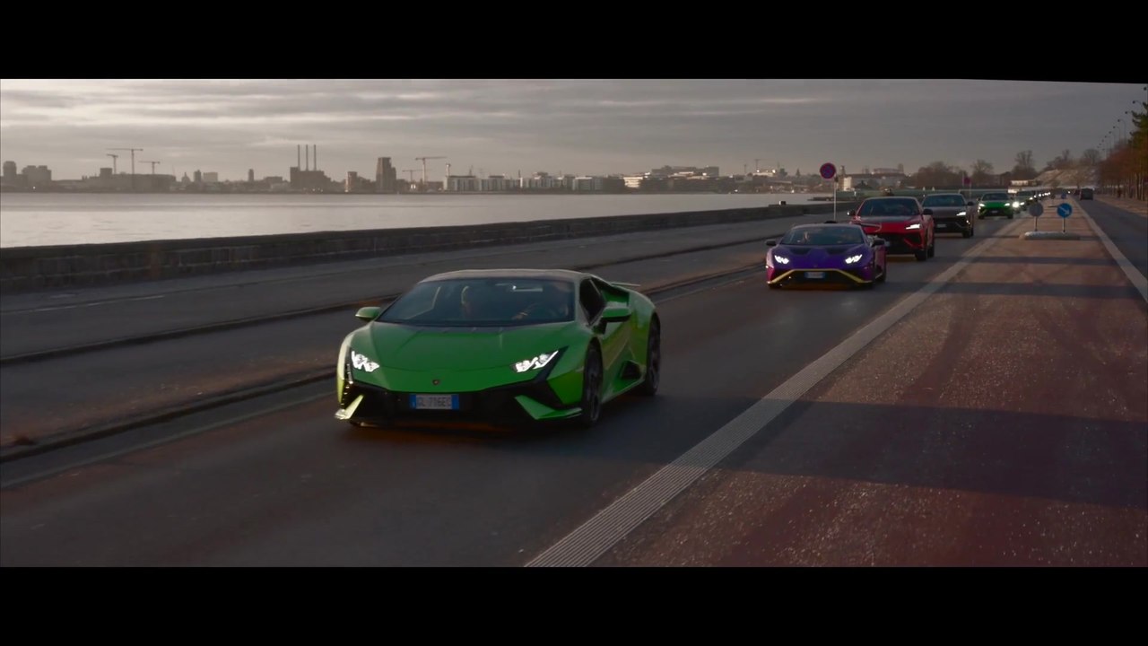 Lamborghini in Skandinavien - ein Winter-Konvoi durch Dänemark und Schweden