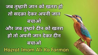 Hazrat Imam Ali Ka Farman Urdu Hindi