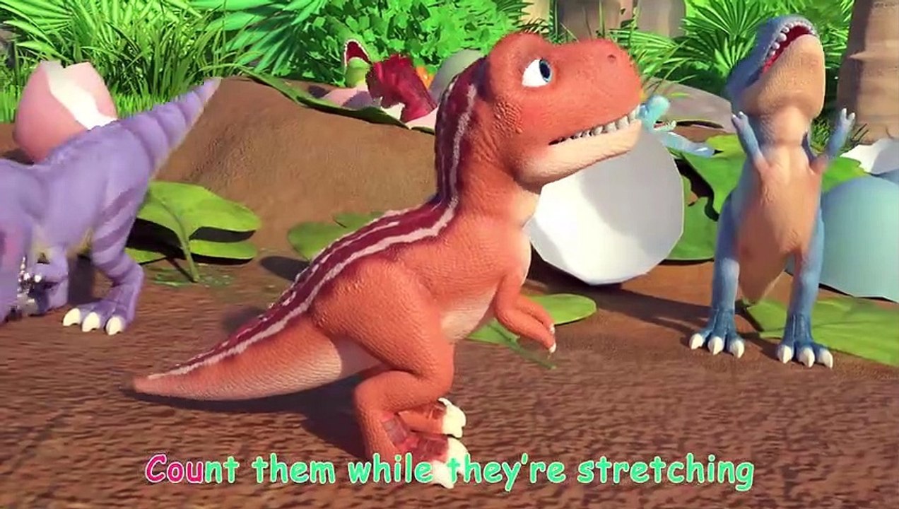 Ten Little Dinos _ CoComelon Nursery Rhymes & Kids Songs
