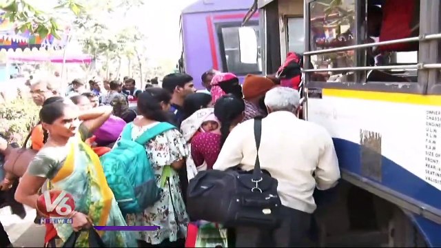 RTC To Run Special Buses On Eve Of Sankranti Festival | Hyderabad | V6 News