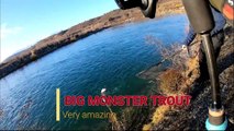 Catching Ridiculously Big MONSTER TROUT on Fly