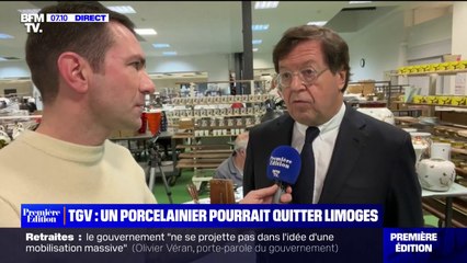 Faute de TGV, un porcelainier de Limoges envisage de délocaliser son siège social à Paris