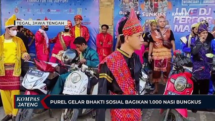 Download Video: Purel Gelar Bakti Sosial Bagikan 1.000 Nasi Bungkus